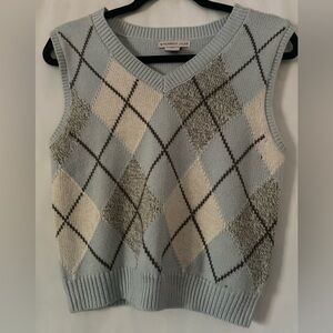 Sincerely Jules Argyle Sweater Vest